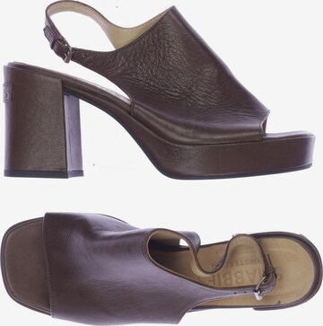 SHABBIES AMSTERDAM Sandals & High-Heeled Sandals in 39 in Brown: front