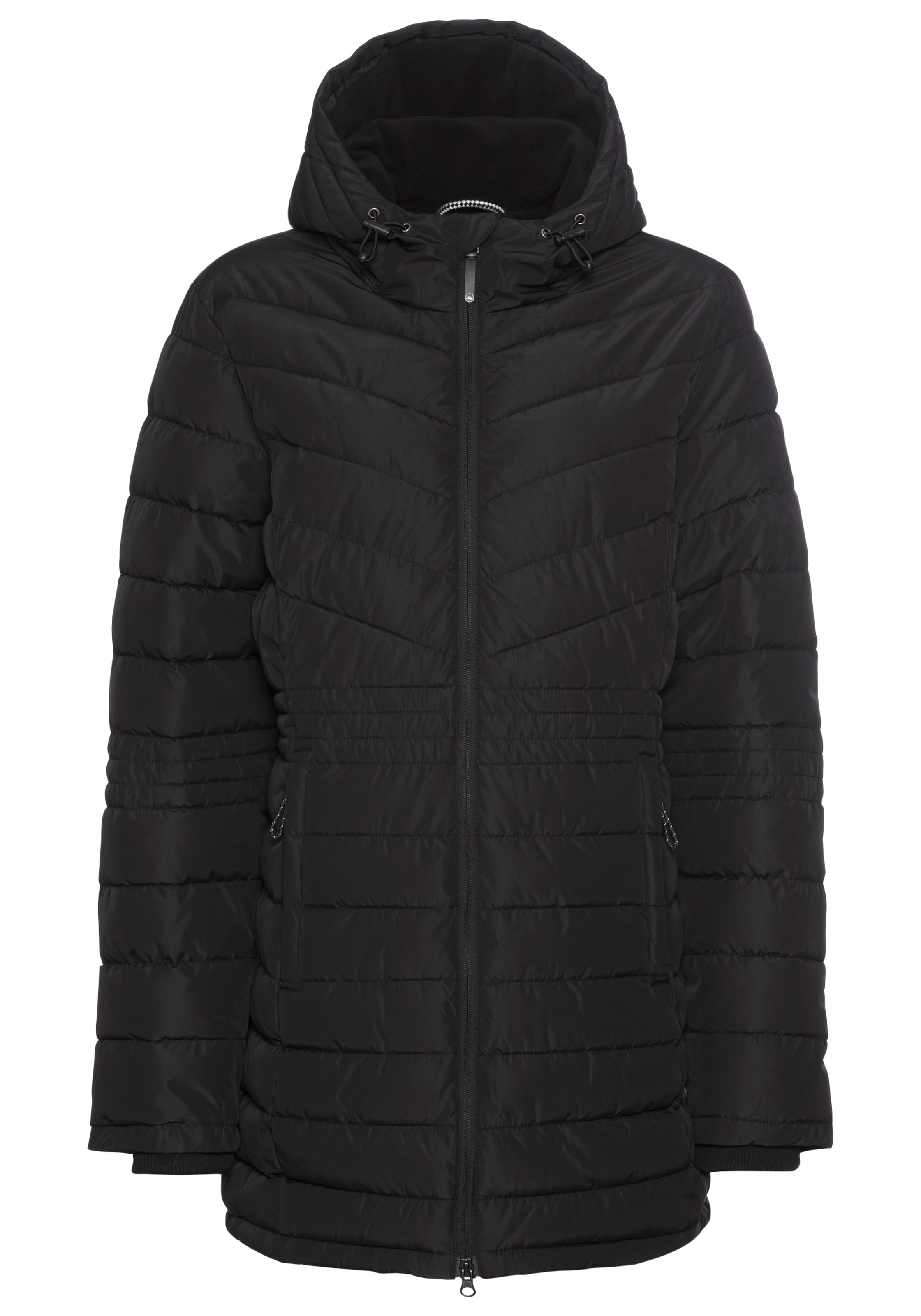 POLARINO Between-Season Jacket in Black: front
