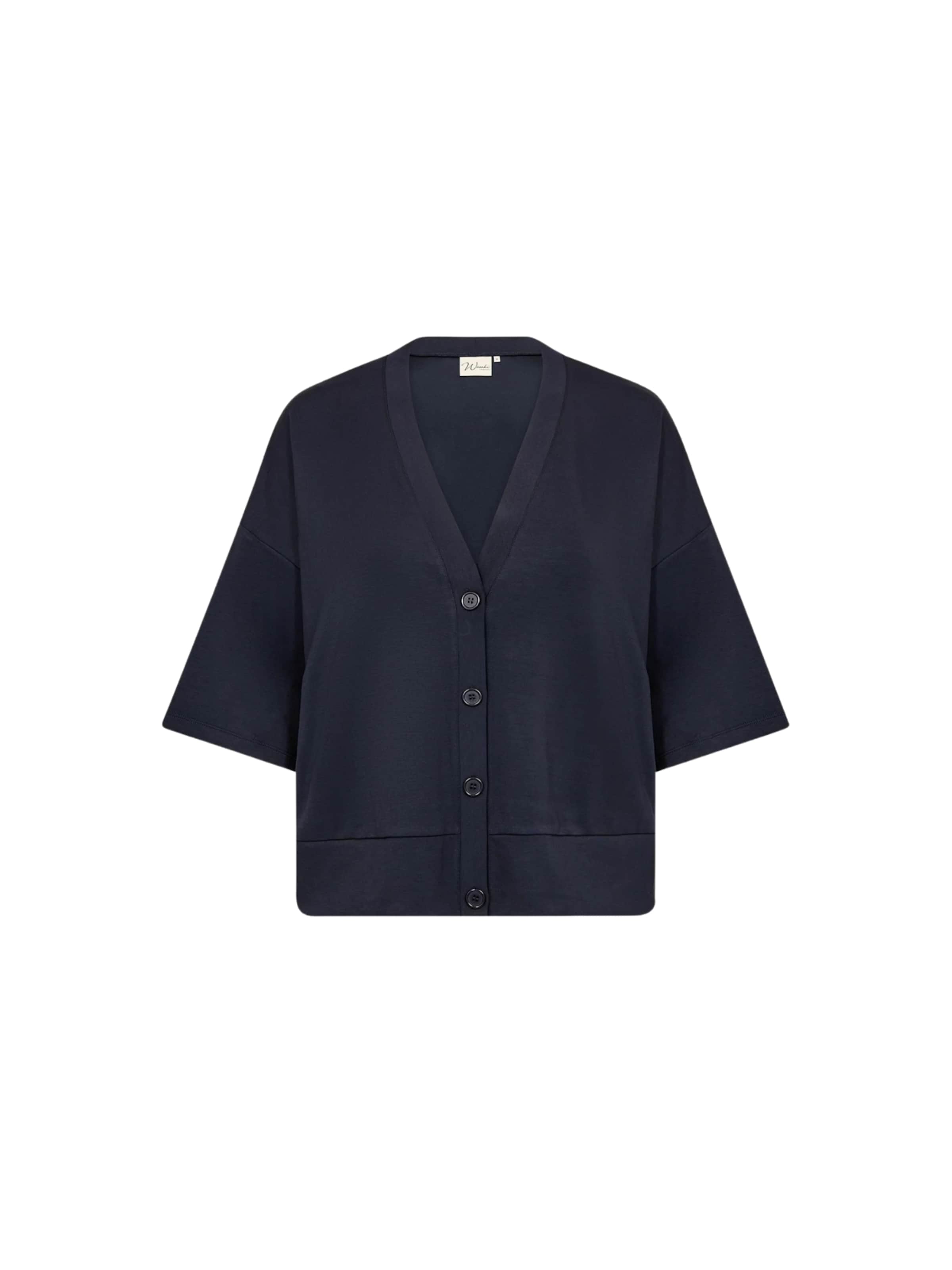 Cardigan Wasabi Concept en bleu : devant