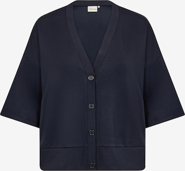 Cardigan Wasabi Concept en bleu : devant