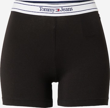 Tommy Jeans Skinny Pants in Black: front