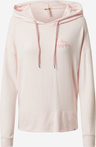 Key Largo Sweatshirt 'Life' in Pink: predná strana