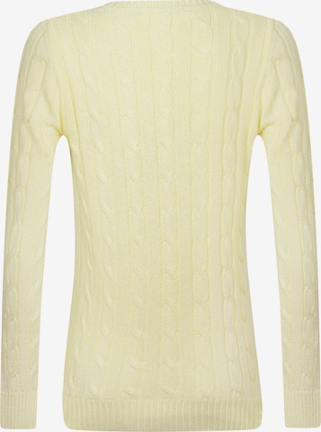 DENIM CULTURE Sweater 'Perla' in Yellow