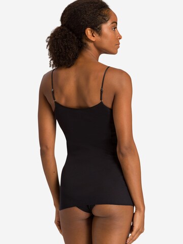 Hanro Unterhemd 'Cotton Seamless'‌‌‌‌‌ in Schwarz