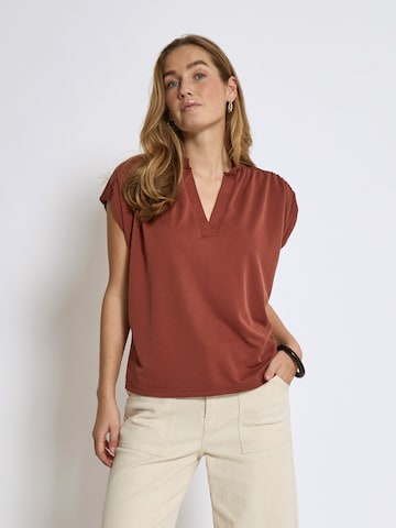 Camicia da donna 'Fiba' di minus in rosso: frontale