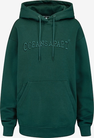 OCEANSAPART Sweatshirt 'Charly' i grøn: forside