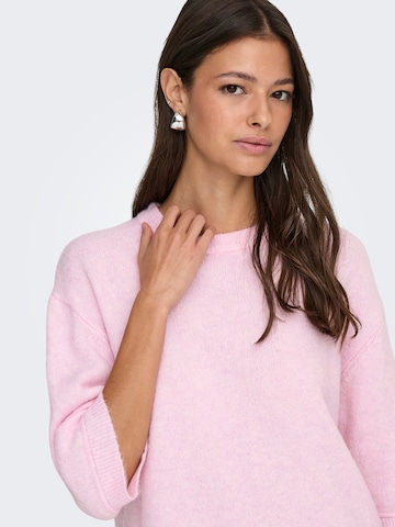 JDY Sweter w kolorze różowy