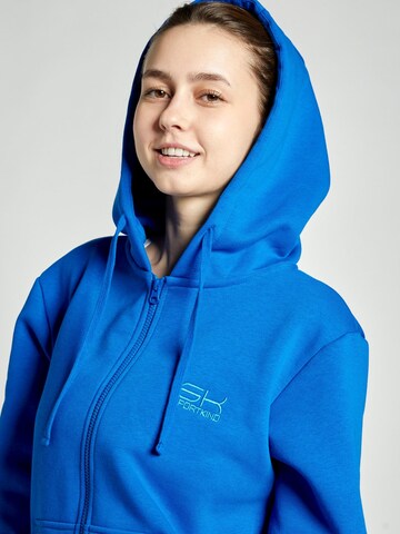 SPORTKIND Sportjas 'Unisex Zip Hoodie' in Blauw