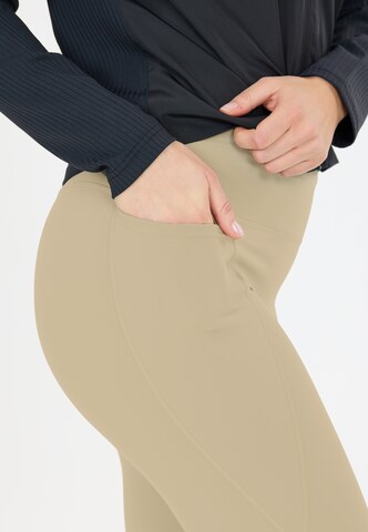 Athlecia Skinny Workout Pants 'Aliya V2' in Brown