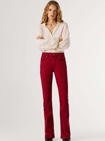 Pepe Jeans Flared Pants in Red