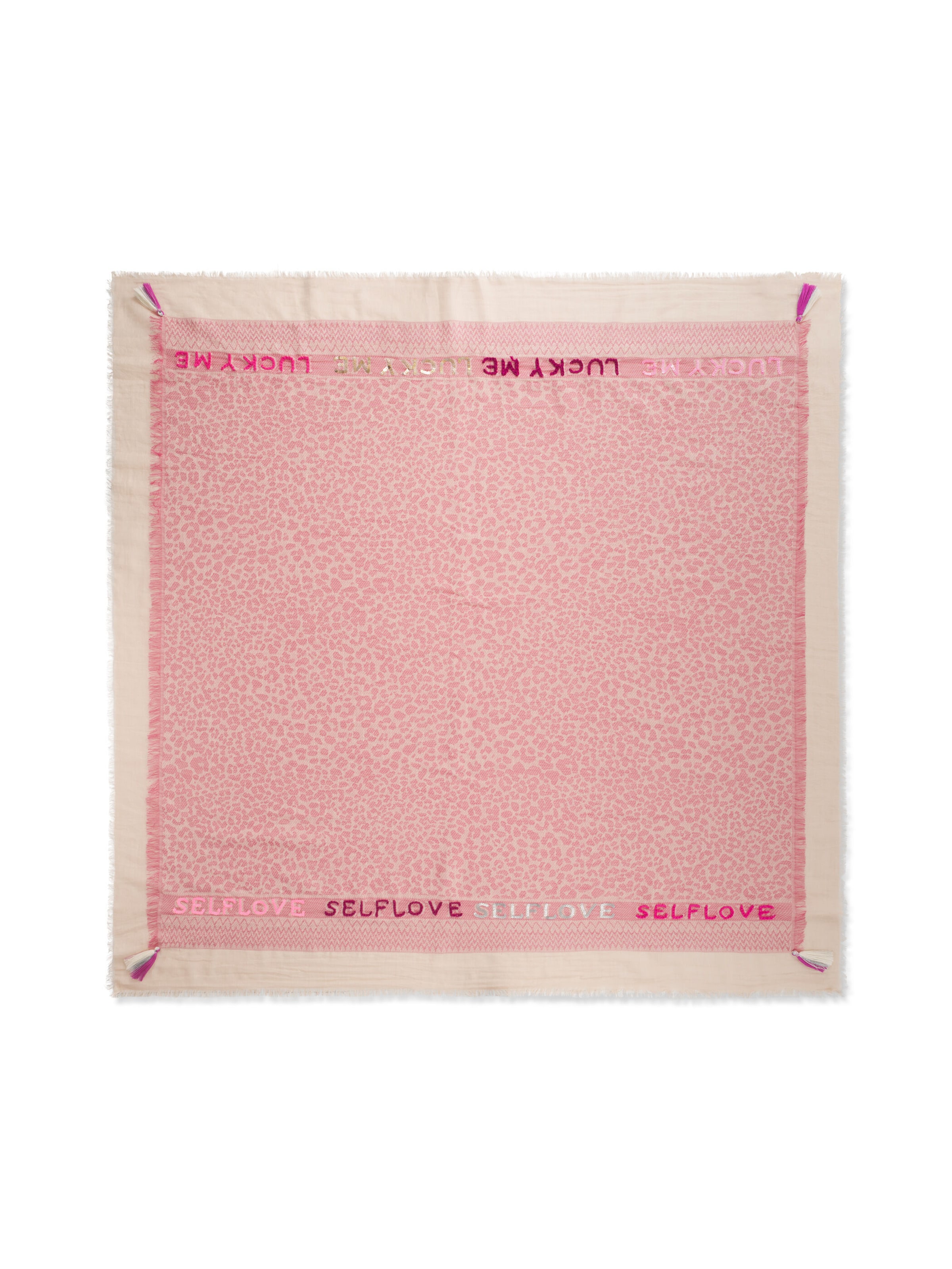 Foulard CODELLO en rose : devant