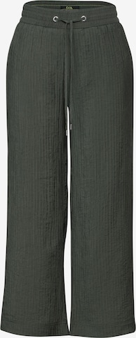 Wide Leg Pantalon 'Neele' CECIL en vert : devant