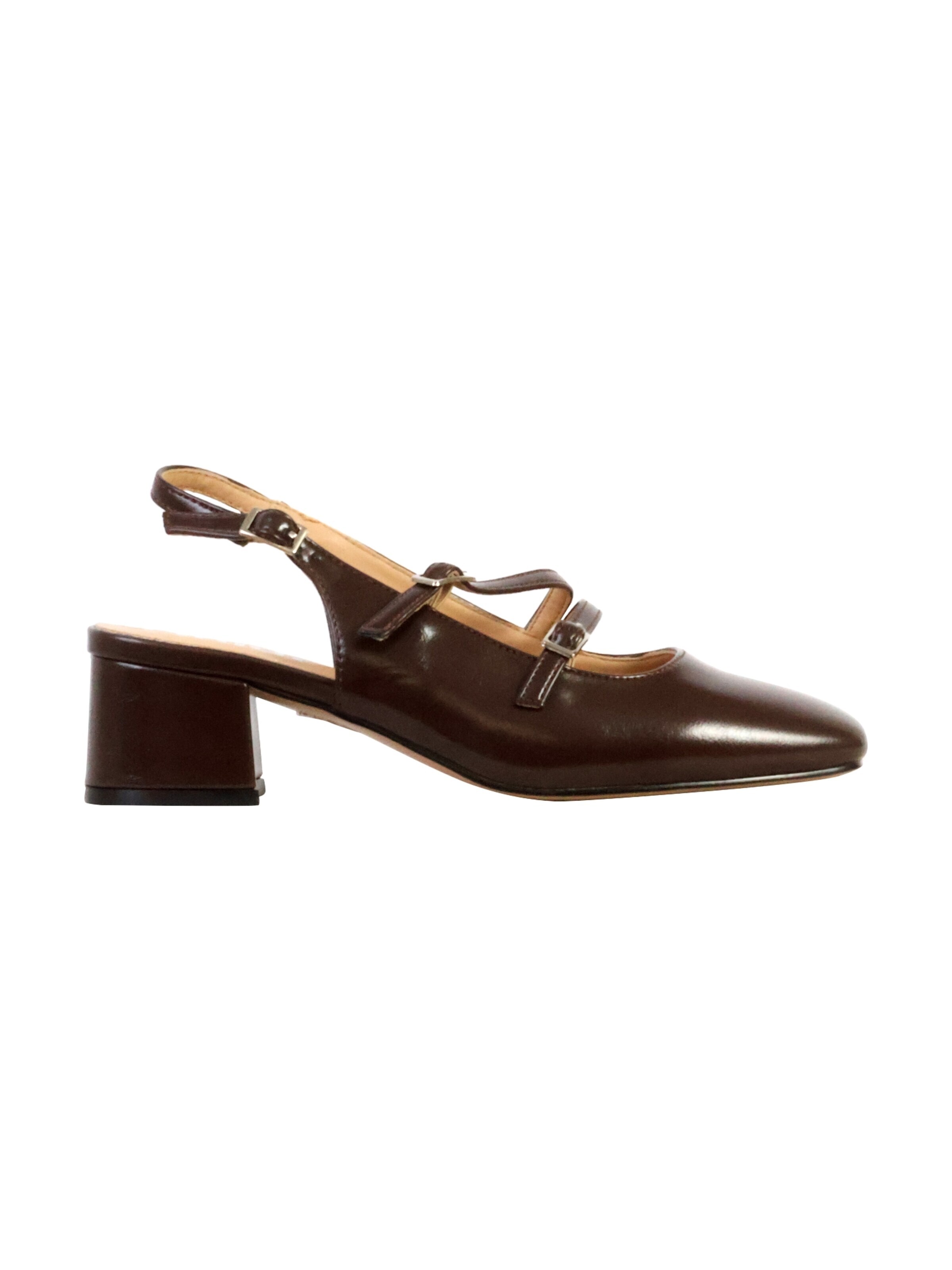Décolleté 'Pumps mit Riemchen „Inia“' di Super Mode in marrone