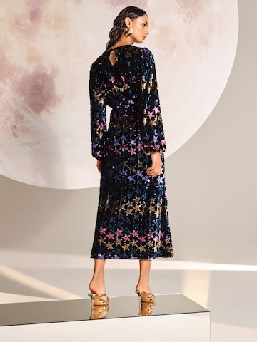 Robe love & roses en noir