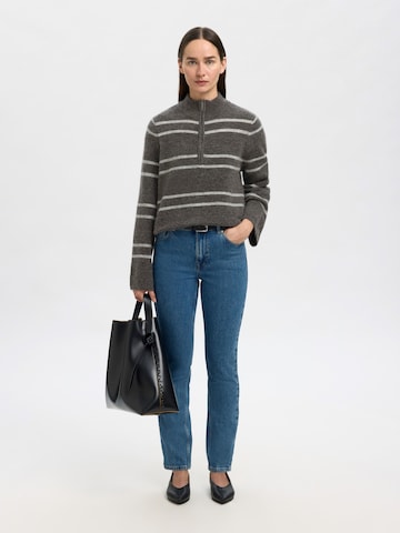 SELECTED Sweater 'SLFLULU' in Grey