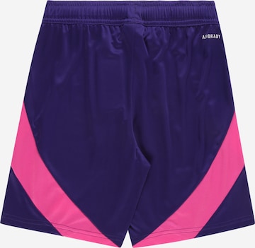 ADIDAS PERFORMANCE Regular Workout Pants 'Germany 24 Away' in Purple