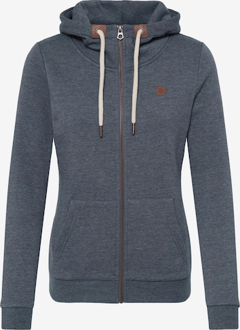 Veste de survêtement ' OXVicky ' Oxmo en bleu : devant