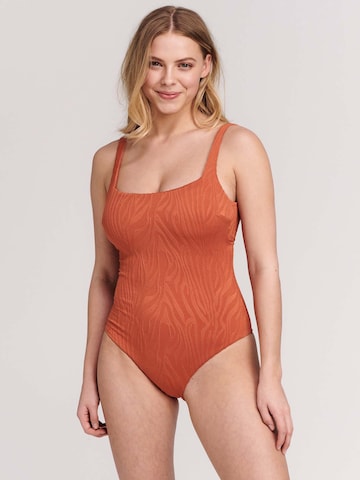 Shiwi Bralette Swimsuit 'RENEE' in Brown: front