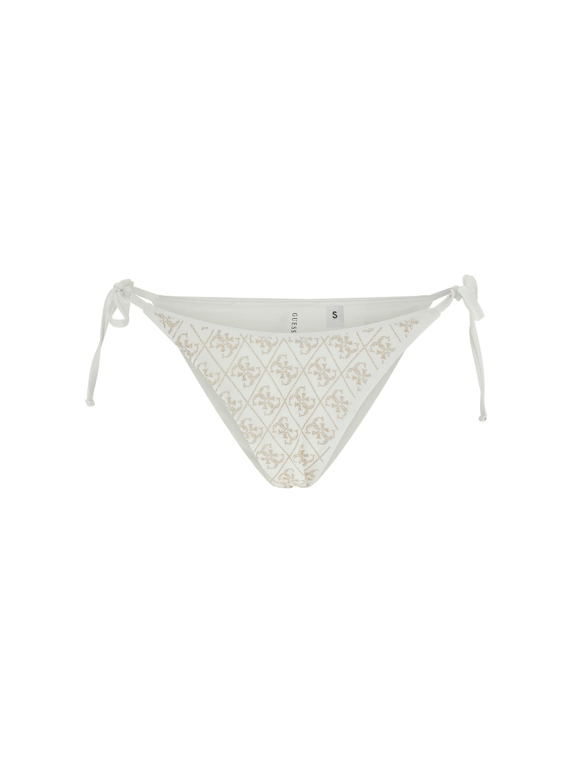 GUESS Bikini Bottoms in White: front