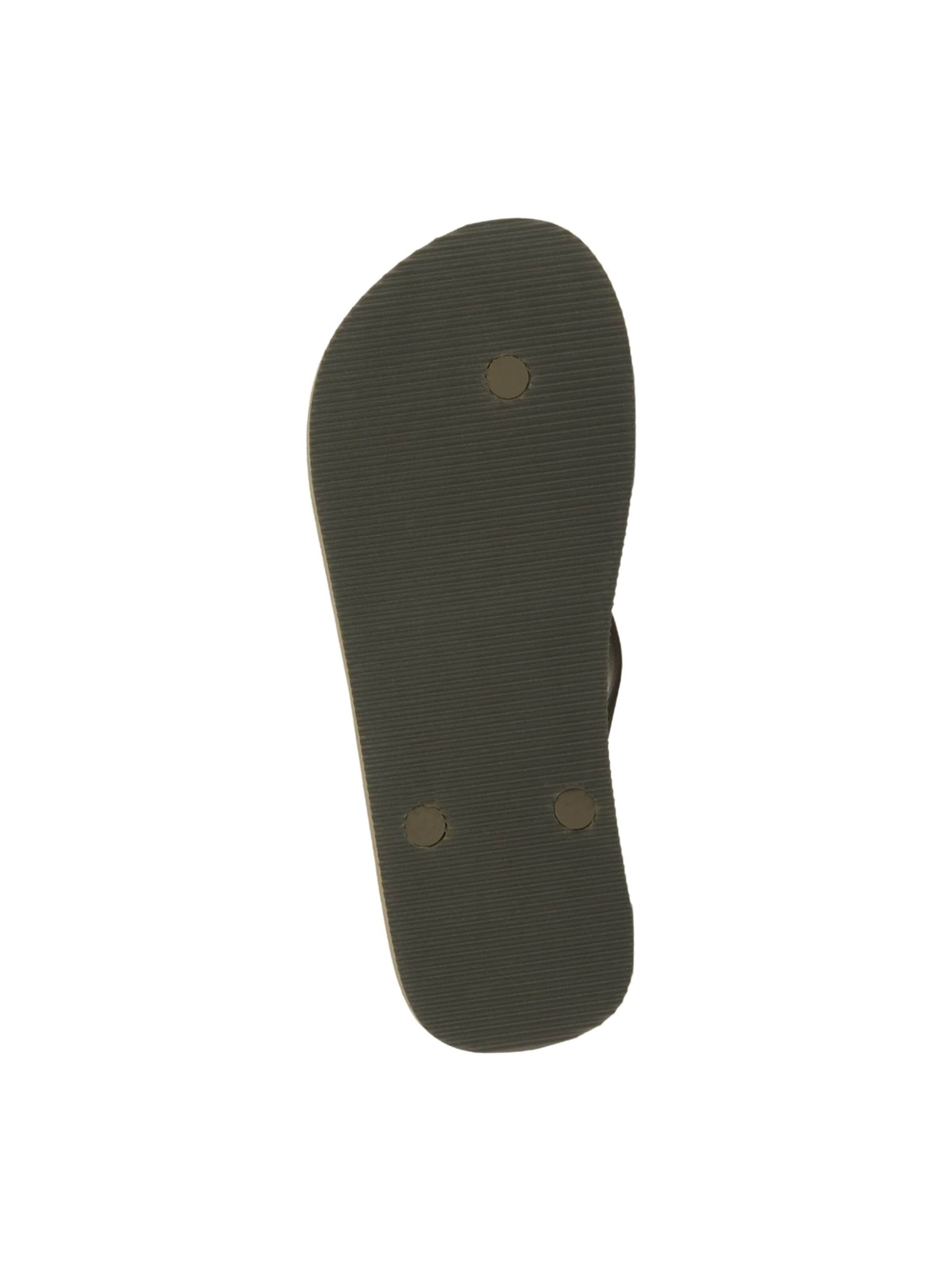 Emporio Armani - Sandalias de dedo 'Rubber Flip Flops with Logo' en verde