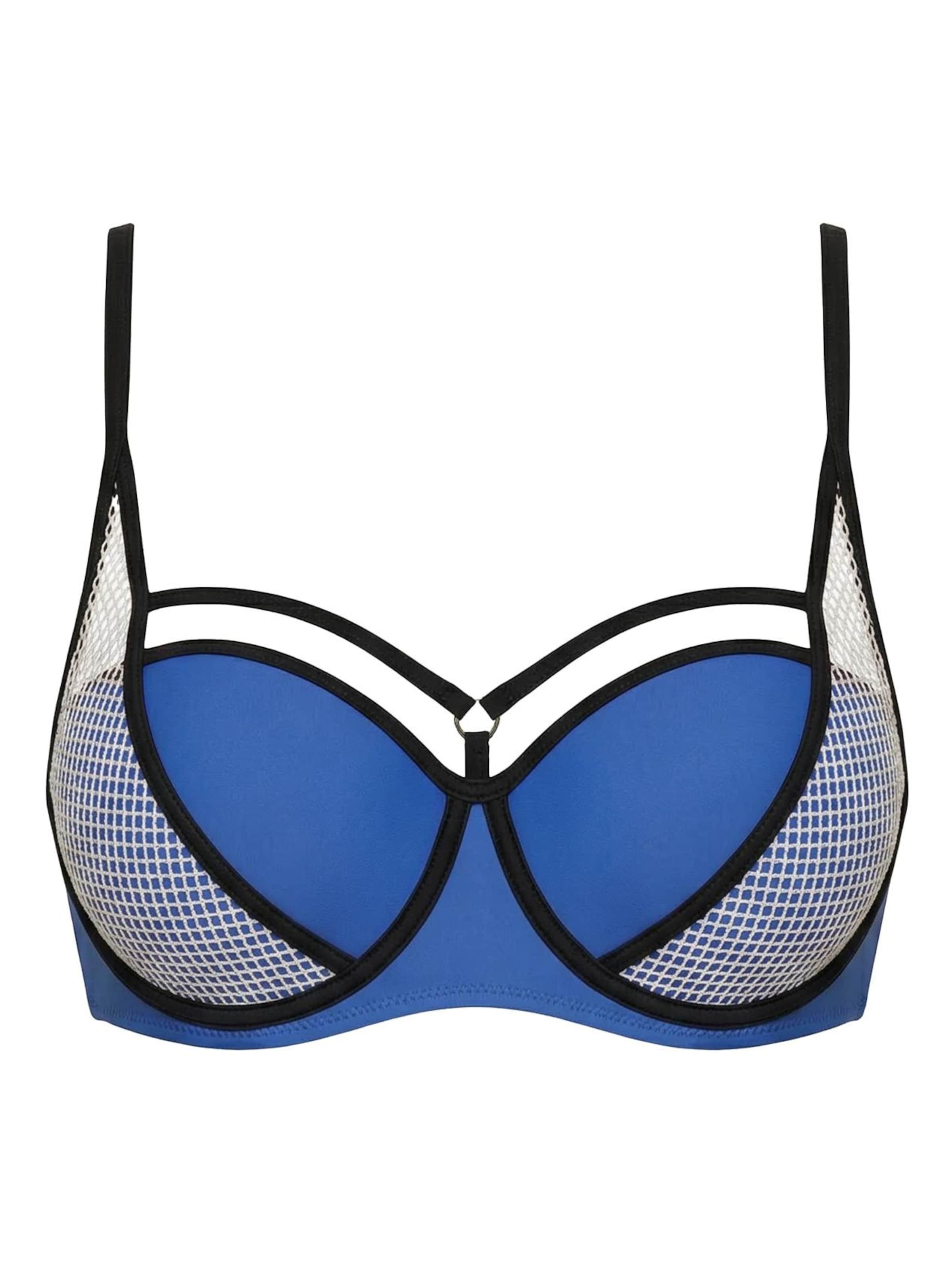 Marko Push-up Bikinitop 'Emily M-817 (4)' in Blauw: voorkant