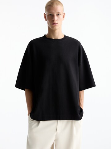 Pull&Bear Sweatshirt i svart: framsida