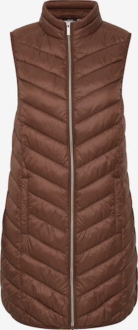 Fransa Bodywarmer 'FRBAPADDING 4' in Bruin: voorkant