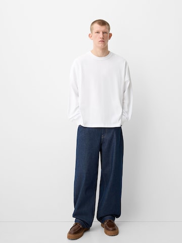 Bershka Shirt in White