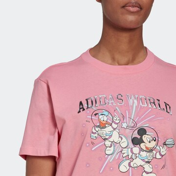 ADIDAS ORIGINALS Shirt 'Disney Graphic' in Pink