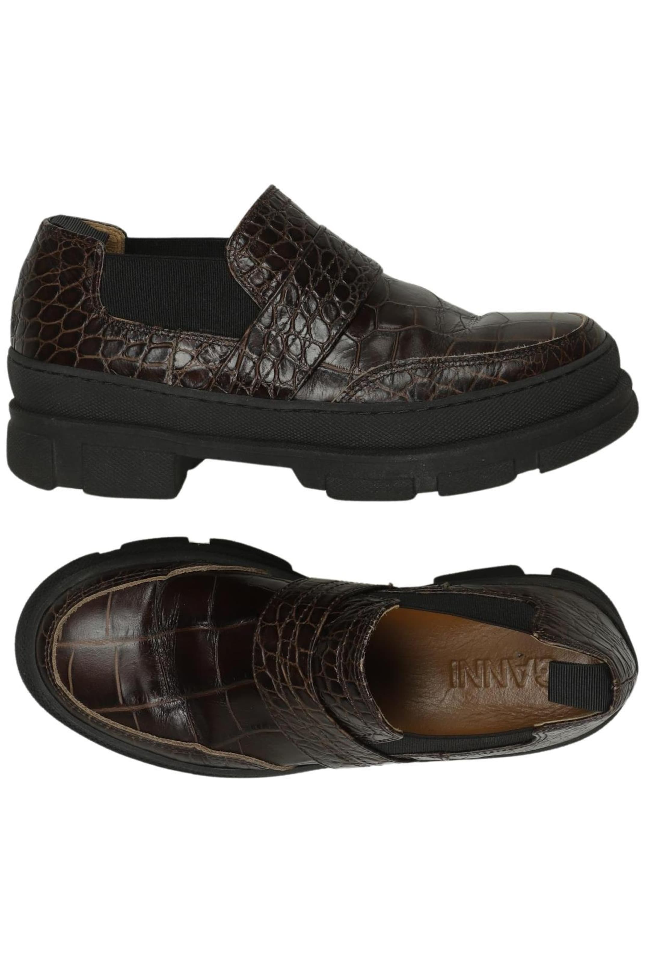 GANNI Halbschuh 37 in Braun: Vorderseite