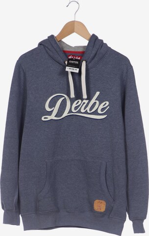 Derbe Sweatshirt & Zip-Up Hoodie in L in Blue: front