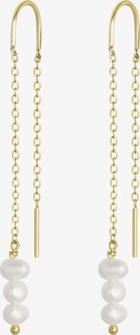 Lucardi Earrings in Gold: front