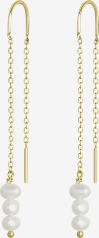 Lucardi Earrings in Gold: front