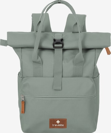 Zaino 'Basics' di TRAVELITE in verde: frontale