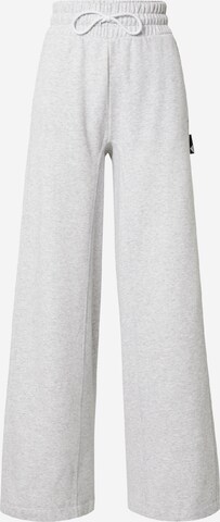 ADIDAS SPORTSWEARWide Leg/ Široke nogavice Sportske hlače - siva boja: prednji dio