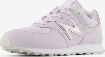 Baskets '574' new balance en violet : devant