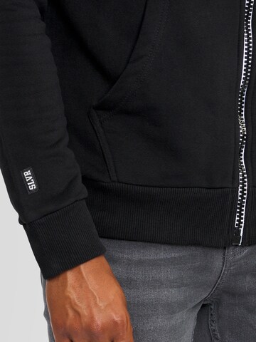 Alessandro Salvarini Zip-Up Hoodie in Black