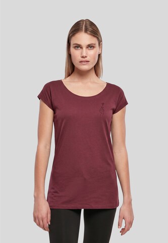 Urban Classics T-Shirt 'K-Heart ' in Rot: Vorderseite