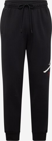 Tapered Pantaloni 'ESS' de la Jordan pe negru: față