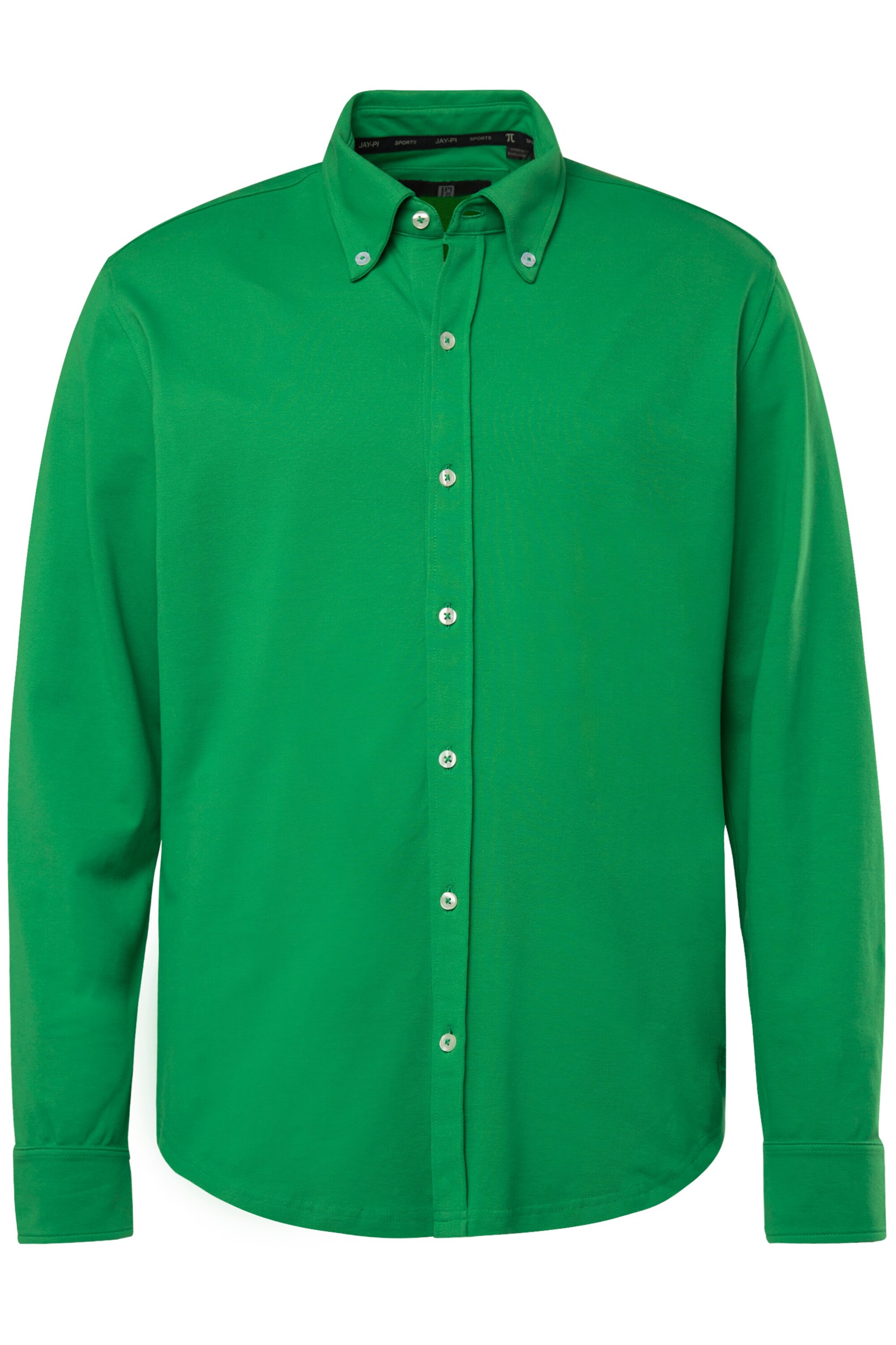 JAY-PI Regular fit Overhemd in Groen: voorkant