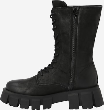 Apple of Eden Lace-Up Ankle Boots 'AGIANNA 1' in Black: front
