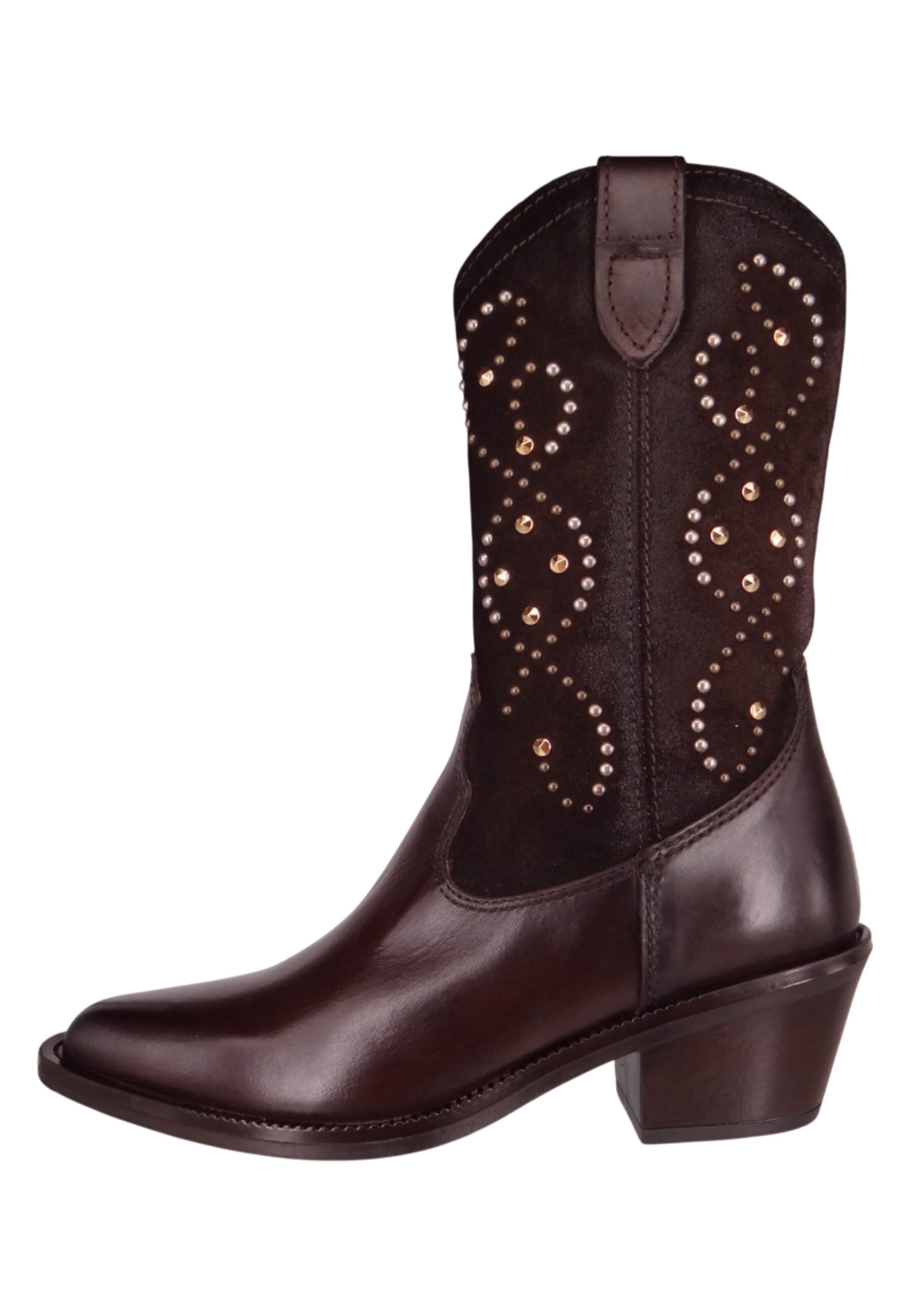 MJUS - Botas de cowboy 'Teresa Western' em castanho