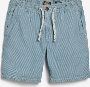 Superdry Regular Pants 'Indigo' in Blue: front