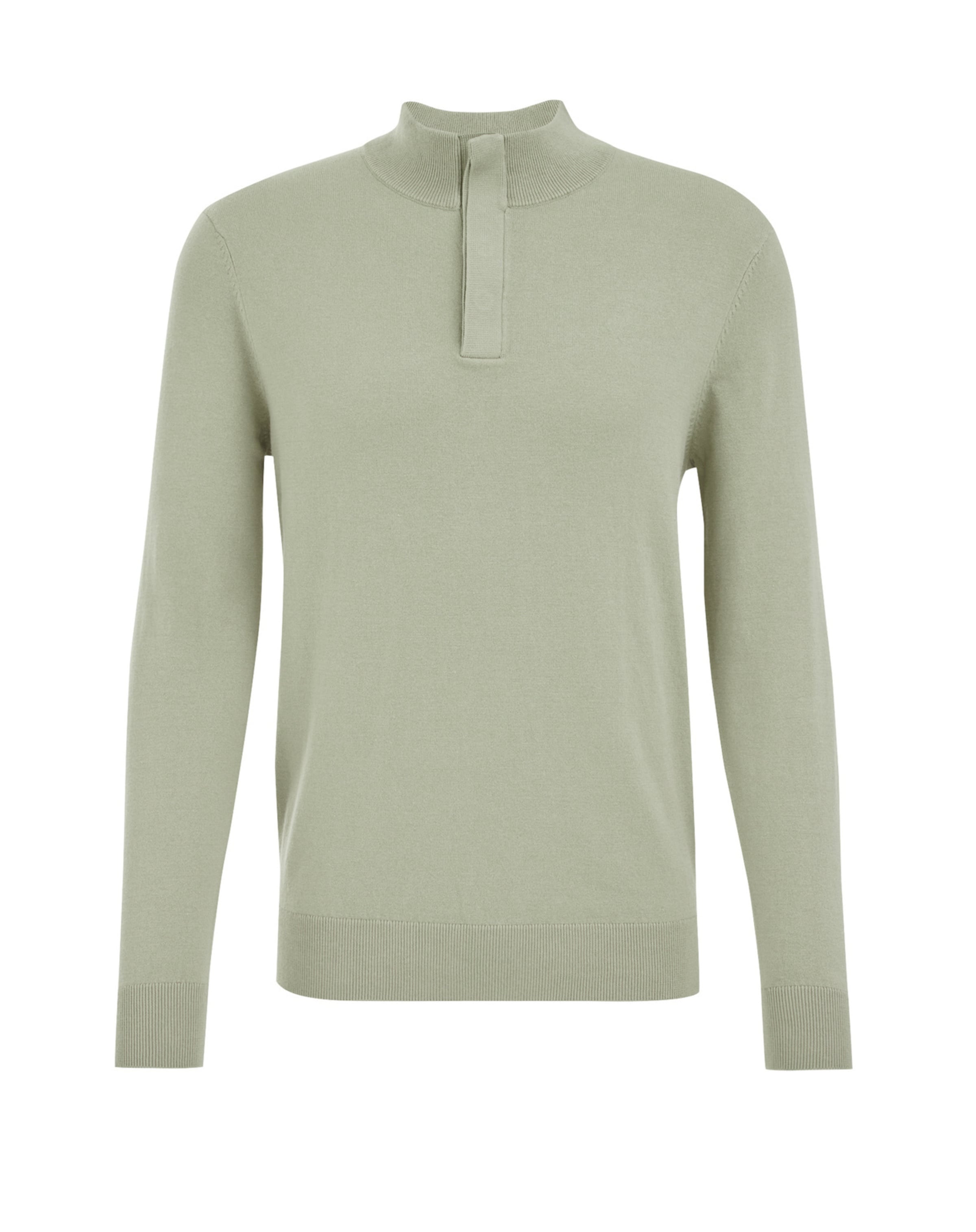 Pull-over WE Fashion en vert : devant