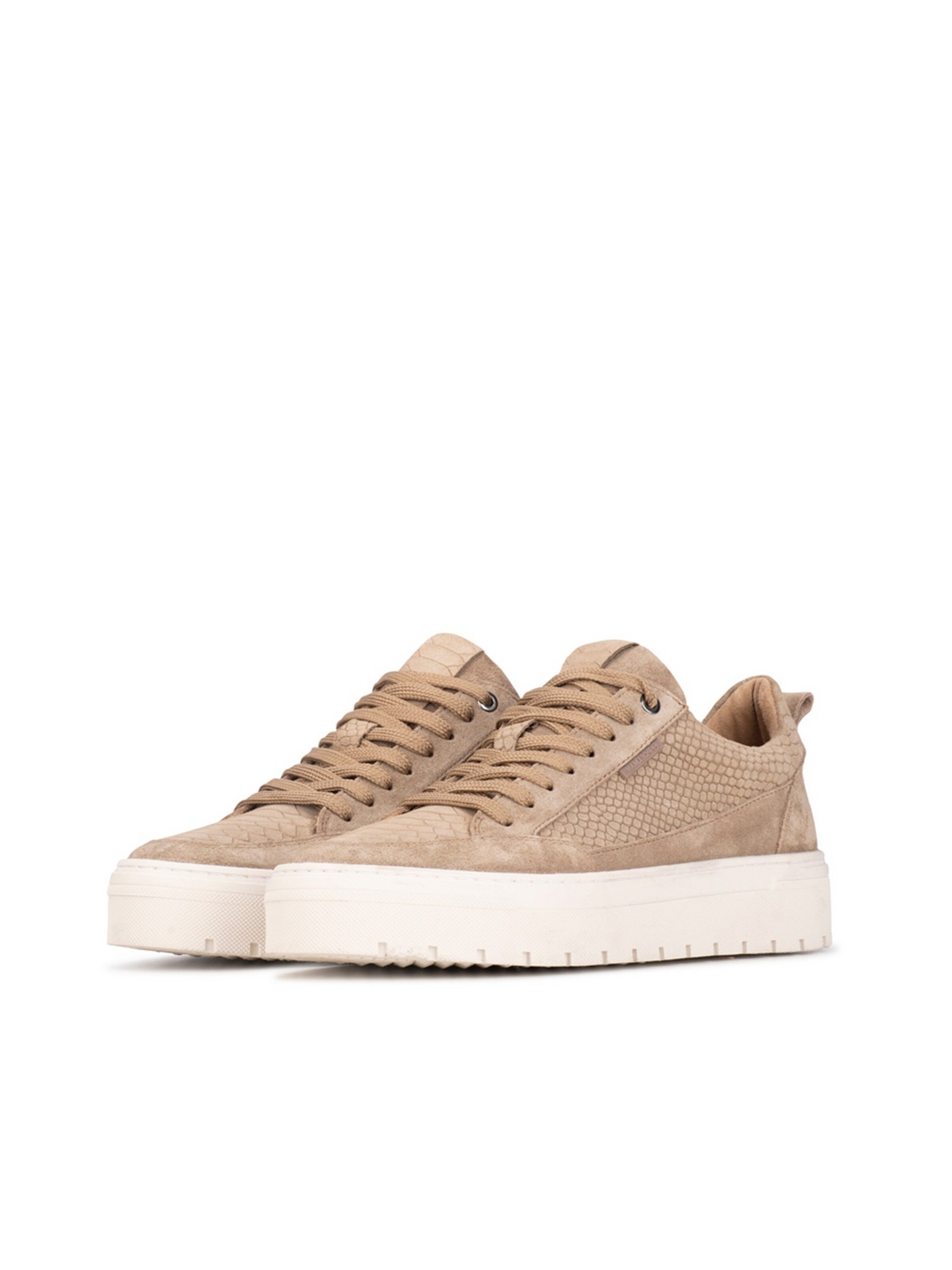 PS Poelman Sneakers laag 'Ivar' in Beige
