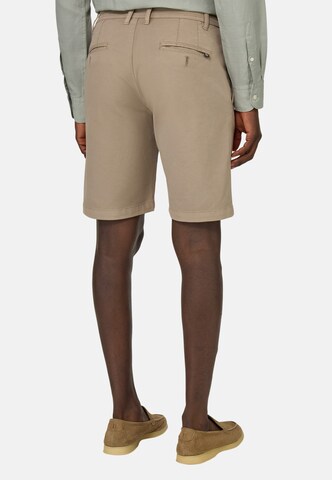 Boggi Milano Slimfit Broek in Bruin