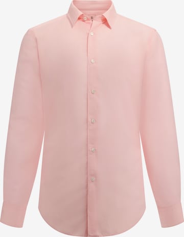 Chemise Boggi Milano en rose : devant