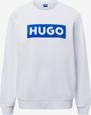 HUGO Sweatshirt ' Classic Crew ' in Wit: voorkant