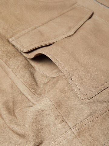 SELECTED HOMME Between-Season Jacket 'BECK' in Brown