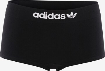 ADIDAS ORIGINALS Boyshorts ' Smart & Novel ' in Black: front